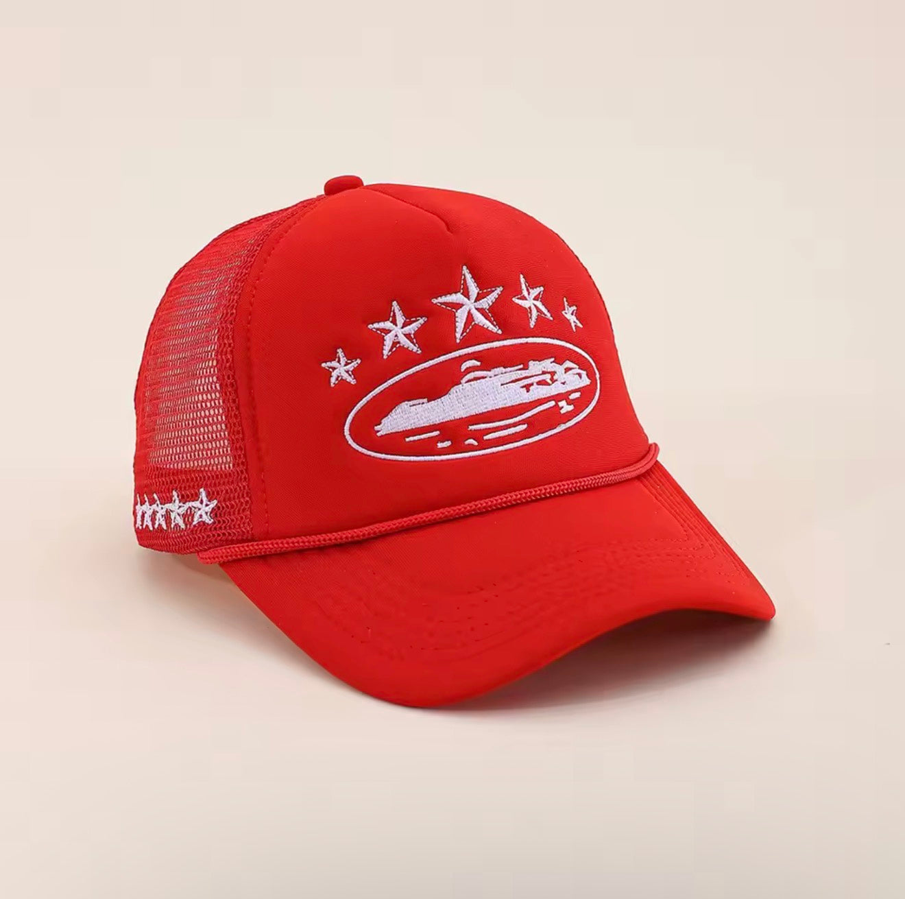 Men Women Cap Pentagram Embroidery Baseball Net Caps Spring Summer