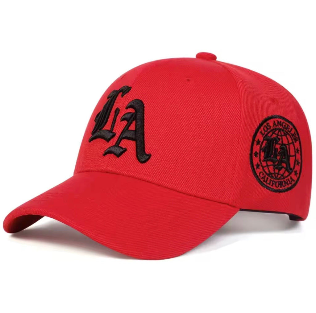 Unisex la embroidered baseball caps outdoor hat