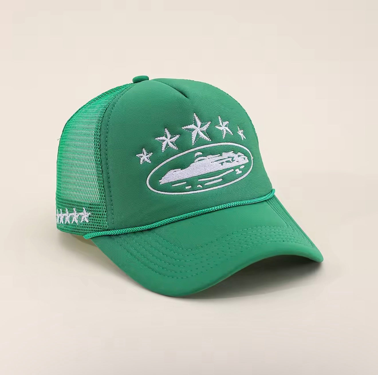 Men Women Cap Pentagram Embroidery Baseball Net Caps Spring Summer