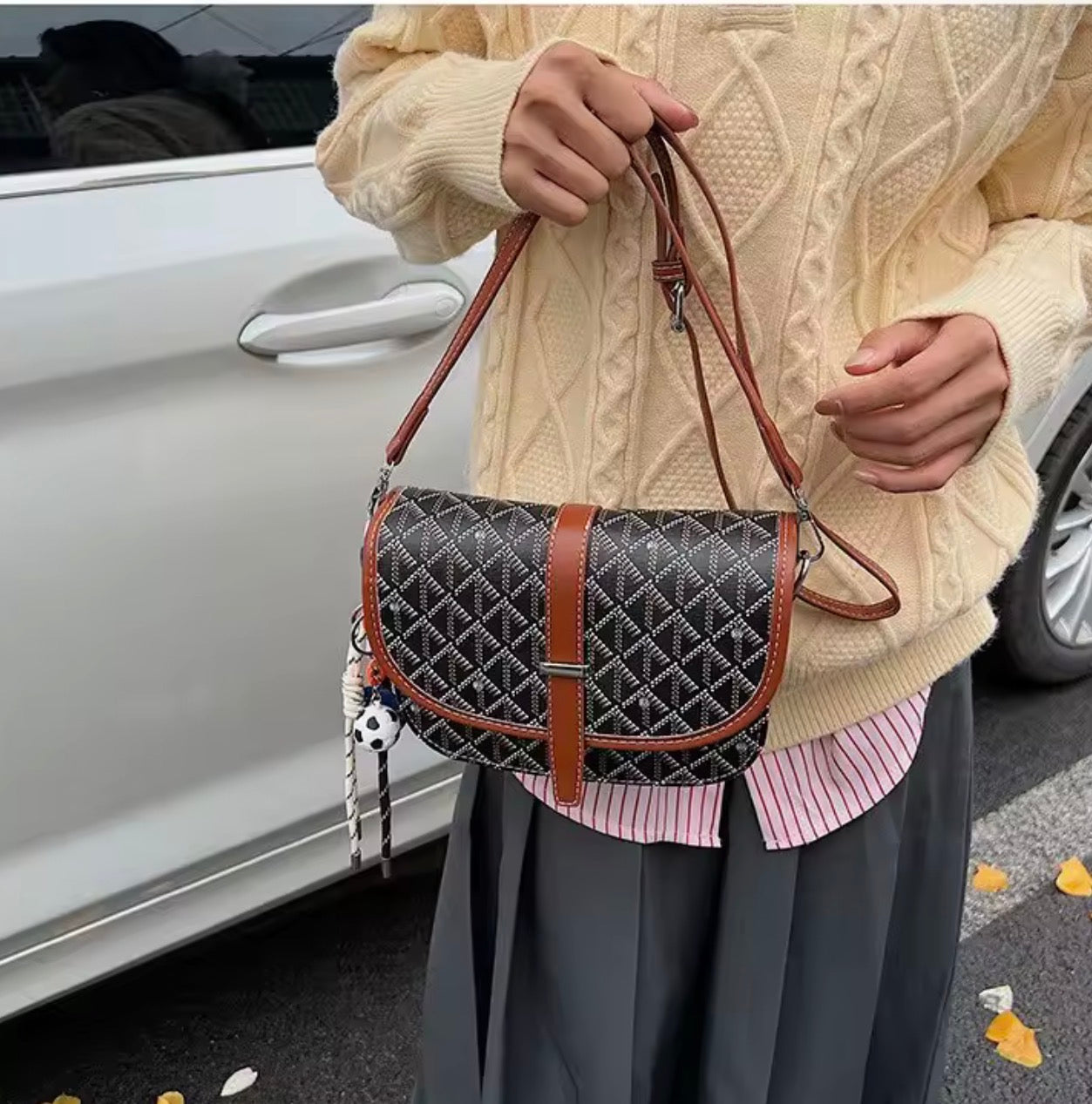 Luxury Fashion-Forward Designer Diaper Bag Women Large Capacity Tote Elegant
