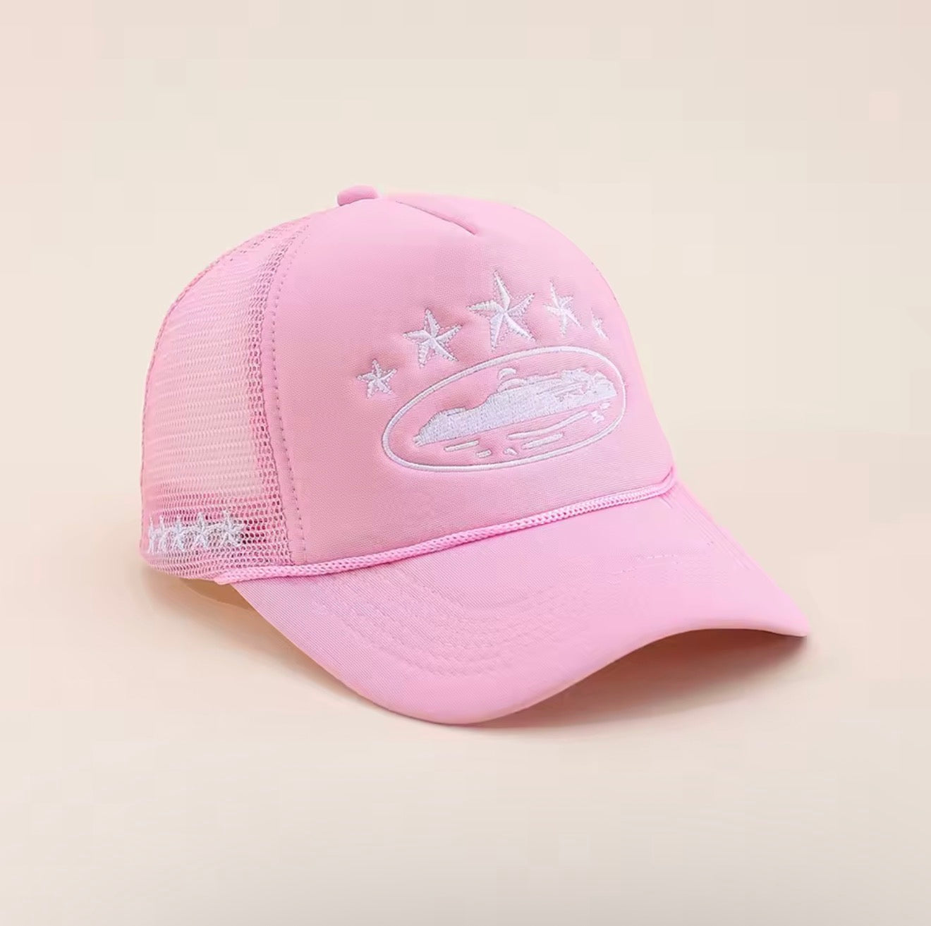Men Women Cap Pentagram Embroidery Baseball Net Caps Spring Summer