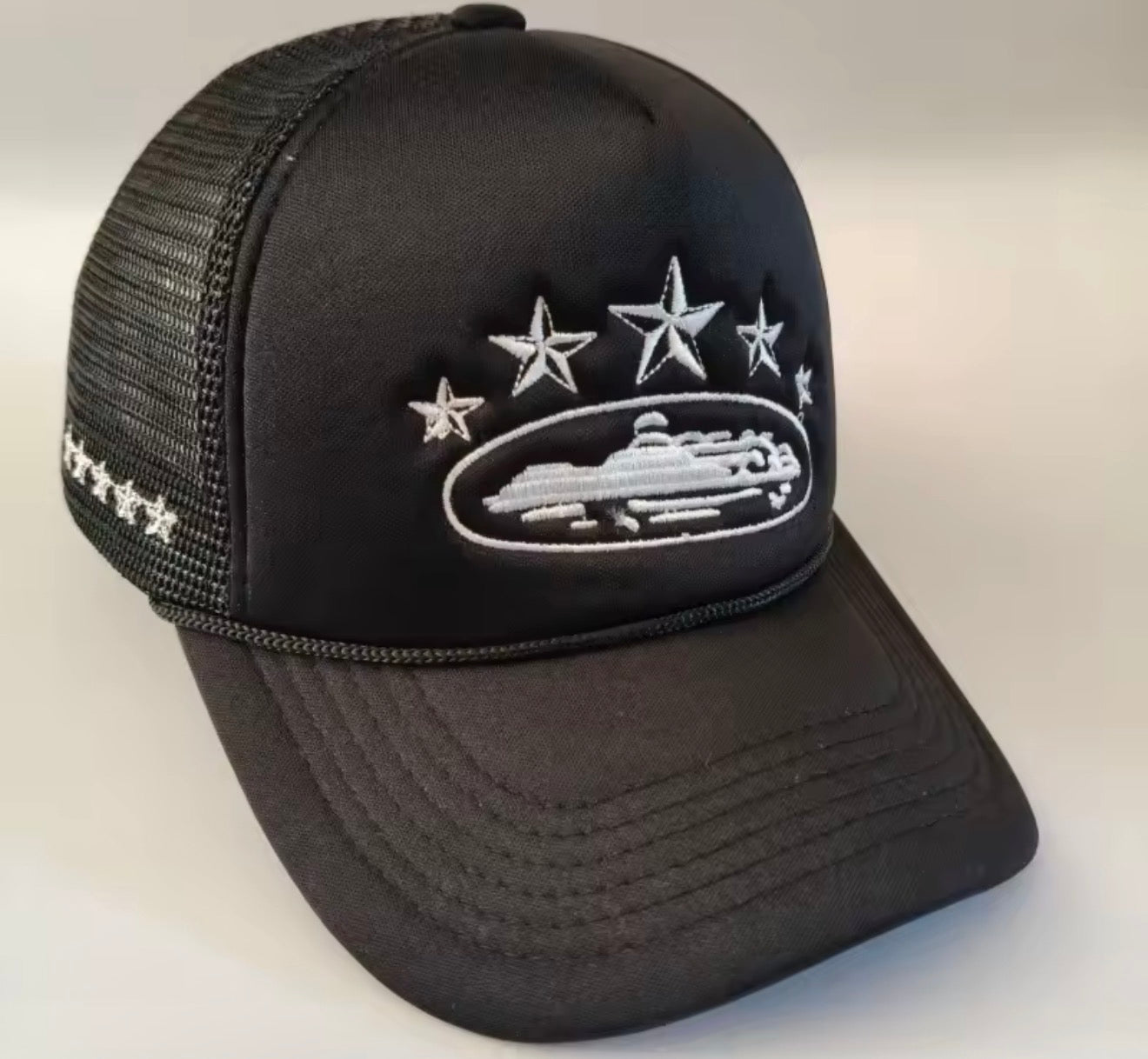 Men Women Cap Pentagram Embroidery Baseball Net Caps Spring Summer